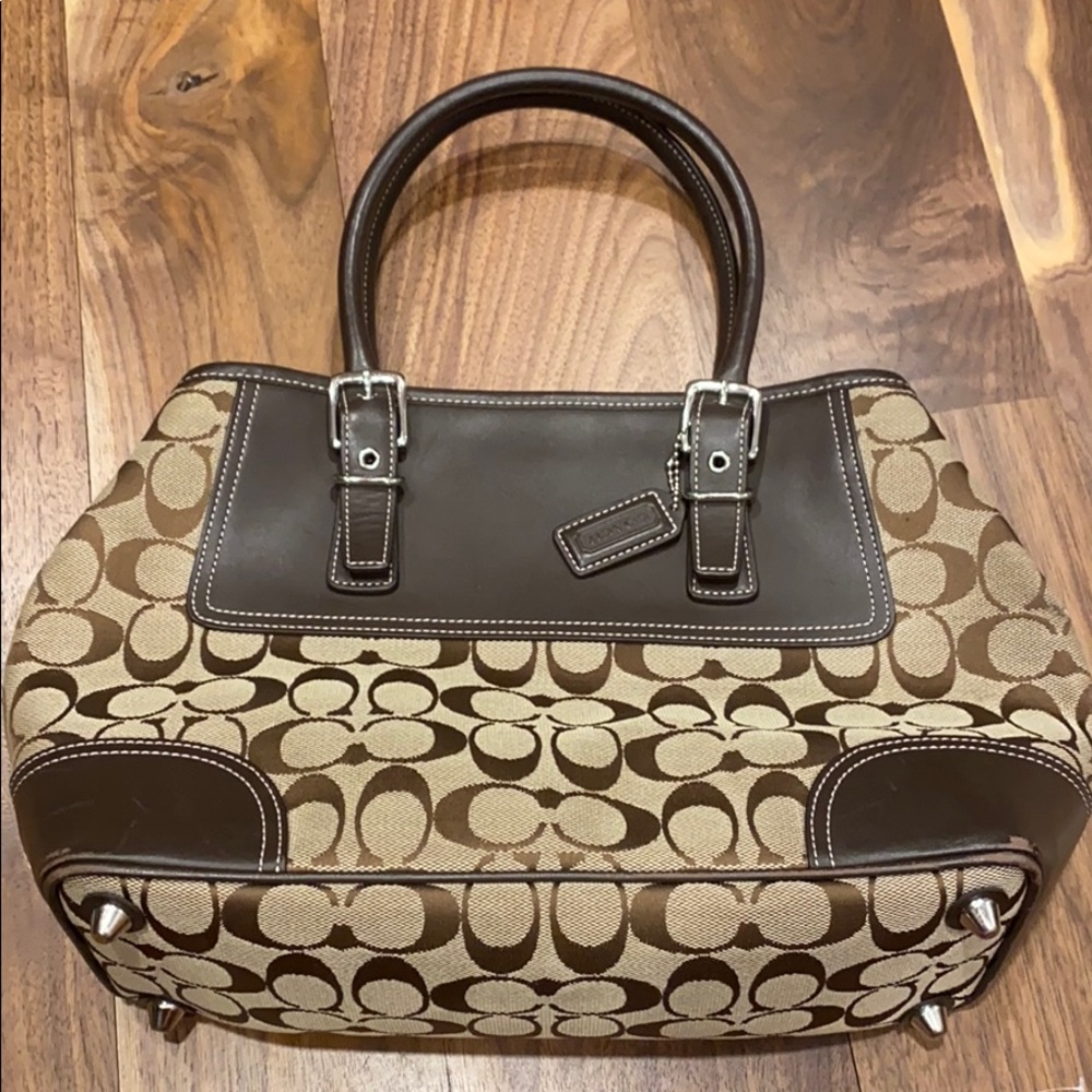 Vintage coach tote bag purse